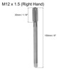 Unique Bargains High Speed Steel Straight Flute Metric Taper Plug Thread Milling Taps - 2 of 4