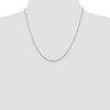 Black Bow Jewelry 1.5mm Sterling Silver, Hollow Beaded Chain Necklace - 2 of 4