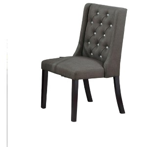 Ridstar 2 Piece Modern Dining Chairs, Armless Chair For Dining Room-Gray - 1 of 4