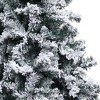 vidaXL Christmas Tree Artificial Tree with Stand and Flocked Snow Green PVC - 4 x 2 ft - 4 of 4