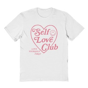 Social Collective Men's Self Love  Valentines Day Short Sleeve Graphic Cotton T-Shirt - 1 of 3