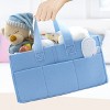 Sorbus Felt Baby Diaper Caddy with Handle, Storage for Diapers, Baby Wipes, Supplies, etc - Portable, Foldable, Removable Compartments - 2 of 4