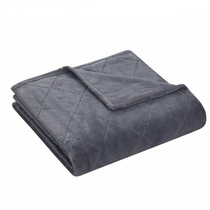 Kate Aurora Ultra Plush Contemporary Geometric Hypoellergenic Accent Throw Blanket - 50 in. W x 60 in. L, 4 of 6