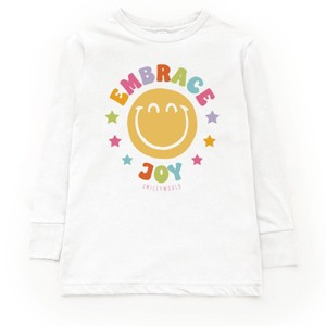 The Juniper Shop SmileyWorld Embrace Joy Youth Long Sleeve Tee - 1 of 4