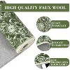 Acekool 5x7 Washable Rug – Vintage-Inspired Non-Slip Carpet, Ultra-Thin Floor Mat for Living Room & Bedroom, - 4 of 4