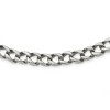 Black Bow Jewelry Men's 9mm Stainless Steel Polished Square Curb Chain Necklace, 24 Inch - 2 of 4