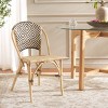 Callidora Dining Chair - DCH6509 - Natural/Black - Safavieh - 3 of 4