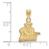 Black Bow Jewelry 14k Yellow Gold New Mexico State Aggies NCAA Small Pendant - 2 of 3
