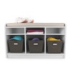 Spectrum Diversified Macklin Medium Basket Dark Silver: Portable Metal Utility Storage, 10.4" H x 17.5" D, Multicolored - 4 of 4