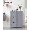 VASAGLE Bathroom Floor Storage Cabinet, Bathroom Cabinet Freestanding, with 3 Large Drawers and 1 Adjustable Shelf, 11.8 x 23.6 x 31.9 Inches - 2 of 4