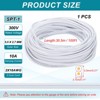 Unique Bargains Tinned Copper Insulated Heat Resistant PVC Covered 300V SPT-1 Round Wire 18AWG - 2 of 4