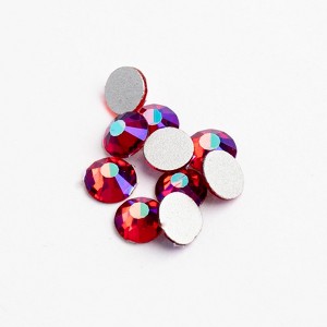Crystal Lane DIY 288pcs SS16 (4mm) Siam AB Glass Round Flat Back Rhinestones - 1 of 4