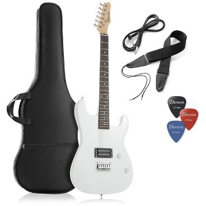 Davison 39-Inch Full-Size Electric Guitar with Humbucker Pickup - Includes Padded Gig Bag & Accessories - 1 of 4