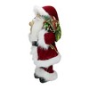 Northlight Standing Santa Claus Christmas Figure with Present Bag - 16" - Red and White - 2 of 4