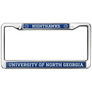 University of North Georgia Mascot Full Size Standard License Plate Metal Frame - 1 of 4