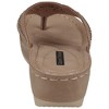 GC Shoes Bari Embellished Perforated Comfort Slide Wedge Sandals - 3 of 4