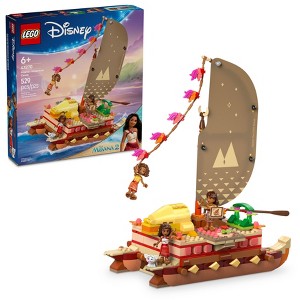 LEGO Disney Moana's Adventure Canoe Fantasy Toy Boat Building Set 43270 - 1 of 4