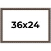 PosterPalooza | Ornate Black Picture Frame - UV Acrylic, Backing Board, Hanging Hardware Included - 2 of 4