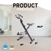 Stamina Products Foldable Exercise Bike with Smart Workout App for Home Fitness, Stationary Cycling Bike with 250 Pound Weight Capacity - 3 of 4