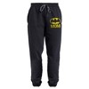 Batman Bat Mom Shield Logo Unisex Jogger Sweatpants with Pockets for Men and Women Black - 3 of 4