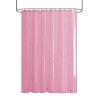 Kate Aurora Transparent Pastel 6 Gauge Hotel Non-Toxic Odor Free PEVA Shower Curtain Liner - Mold & Mildew Resistant - 2 of 3