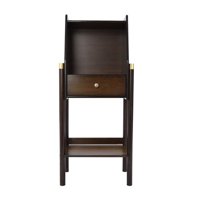 YIYIBYUS Display Bookshelf with Drawer, Tall Book Case, Freestanding Display Storage Shelf