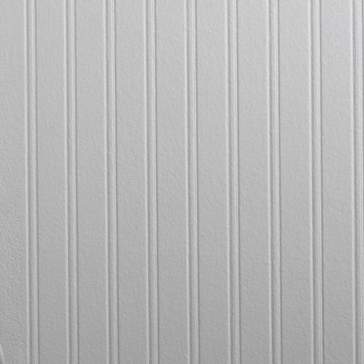 Graham & Brown Beadboard Paintable Wallpaper - White