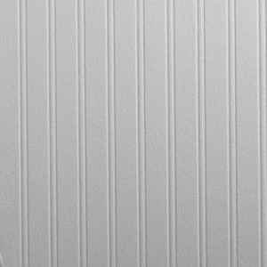 Bead Board White Paintable Prepasted Wallpaper - 1 of 4