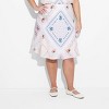 Women's Scarf Midi A-Line Skirt - Wild Fable™ White Floral - 2 of 3