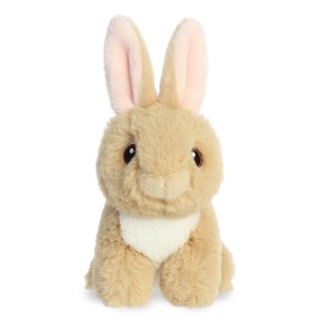 Aurora Mini Bunny Eco Nation Eco-Friendly Stuffed Animal Tan 4" - 1 of 4