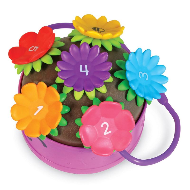 Learning Resources Poppy the Count &#38; Stack Flower Pot, 3 of 7