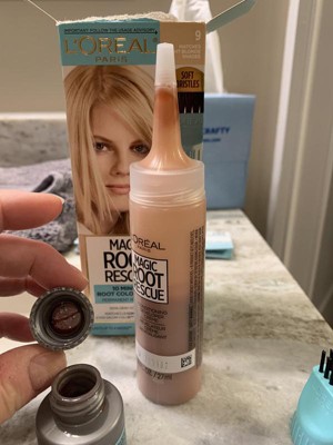 L'oreal Paris Root Rescue Permanent Hair Color - 2 Black - 1 Kit : Target