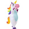 Joyfy Adult Halloween Inflatable Costume Unicorn Inflatable Blow Up Costume for Halloween Dress up Party - 3 of 4