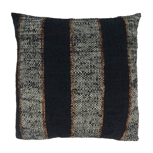 Saro Lifestyle Striped  Decorative Pillow Cover - image 1 of 3