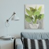Stupell Industries Green Large Plant White Planter Indoor Home Painting - 2 of 4