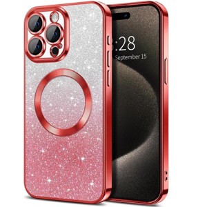 Entronix [Magnetic] Case Compatible with iPhone 14 Pro - [Clear Back] Luxury Glossy Cover - 1 of 4