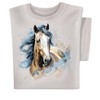 Collections Etc Watercolor Horse Short Sleeve Graphic T-Shirt - 4 of 4