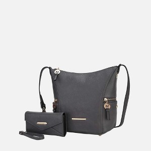 MKF Collection Lux Vegan Leather Women’s Hobo Bag with Wallet by Mia K - 1 of 4