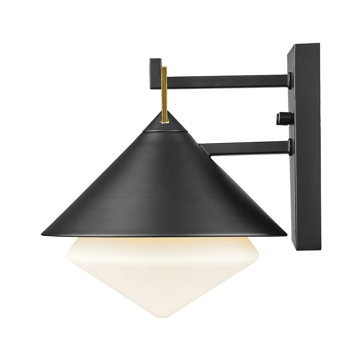 Acclaim Lighting Edmore 1 - Light Wall Light in Matte Black/Gold - thumbnail 3