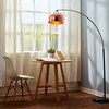 Teamson Home Arquer 66.93" Arc Floor Lamp with Faux Marble Base - 2 of 4