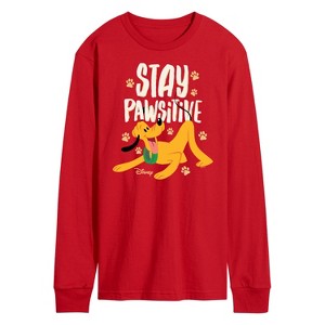 Men's - Disney - Cats & Dogs Long Sleeve Graphic T-Shirt - 1 of 3