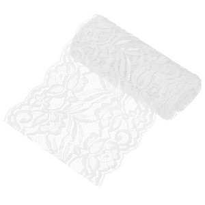 Unique Bargains Elastic Lace Fabric Ribbon Stretchy Trim W Floral Pattern for Bridal Wedding 1 Pc - 1 of 4