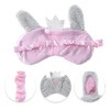 Unique Bargains Fleece Long Ear Cats Eye Mask 1 Pc - 3 of 4