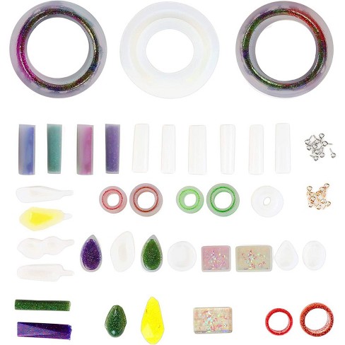 3 Pieces Resin Mold Kit for Rings DIY Jewelry Making and Craft Supplies