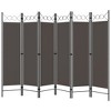 vidaXL 6-Panel Room Divider White 94.5"x70.9" - 2 of 4