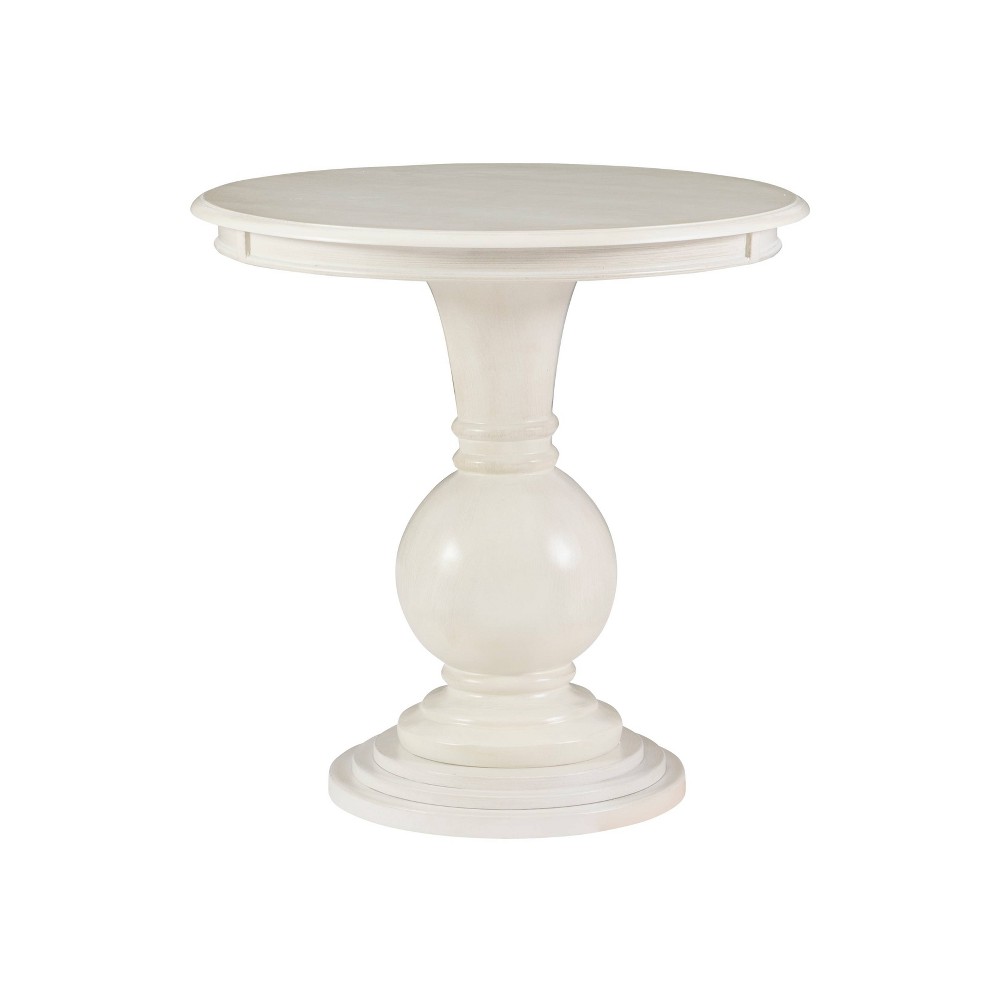 Photos - Coffee Table 26" Dante Traditional Round Accent Table Cream - Powell