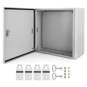 COZONY NEMA 4X Waterproof Steel Electrical Box, IP66 Dustproof, Outdoor/Indoor Electrical Junction Box, Lockable Junction Box - 1 of 4