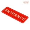 Unique Bargains Acrylic Self-Adhesive Decor Home Business ENTRANCE Sign 2 Pcs - 3 of 4