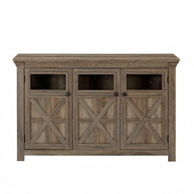NicBex Farmhouse Sideboard Cabinet 53 Inch Storage Buffet Cabinet with Adjustable Shelves for Kitchen,Living Room,Gray Wash