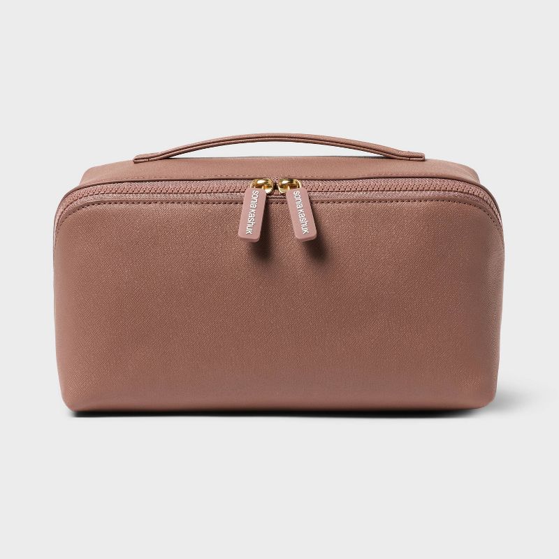 Sonia Kashuk™ Diagonal-Zip Makeup Bag - Mauve